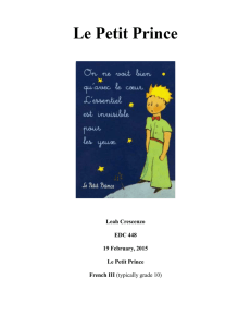 Leah Crescenzo - text set Petit Prince - URI