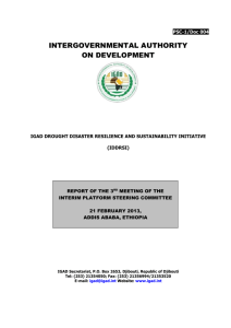 DOC NO4 - IGAD Drought Disaster Resilience and