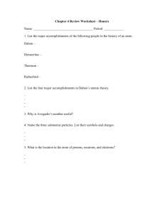 Chapter 4 Review Worksheet – Honors