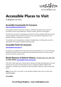 Accessible Places to Visit