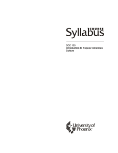 Syllabus October 2006 Aurora