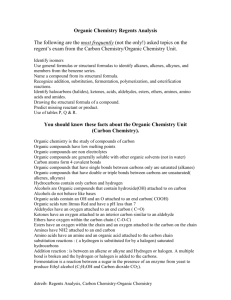 You should know these facts about the Organic Chemistry Unit