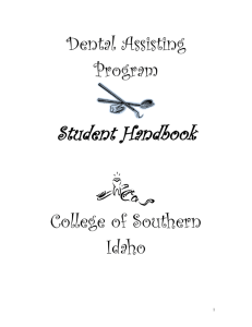 Dental Assisting Program Mission Statement