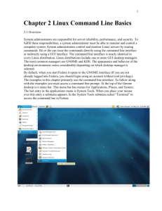 Chapter 2 Linux Command Line Basics