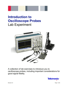Introduction to Oscilloscope Probes: Laboratory Experiment