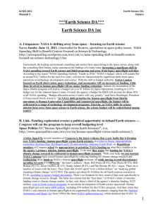 Earth Science DA-KNDI - Kentucky National Debate Institute