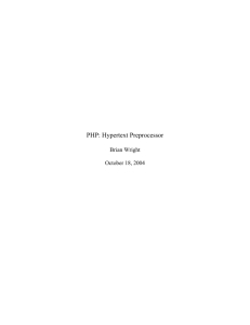 PHP: Hypertext Preprocessor