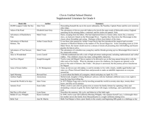 Core Literature, synopsis - Clovis Unified School District