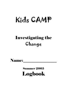 Kids CAMP - GK