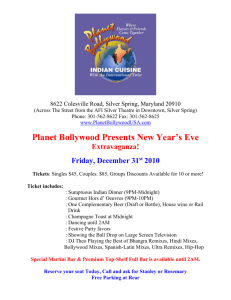 Planet Bollywood New Years Eve 2010 Flyer