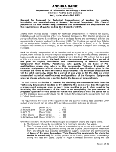 technical bid form form-i