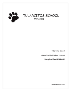 Discipline Referral - Carmel Middle School