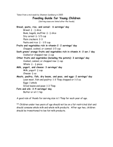 Feeding Guide for Young Children