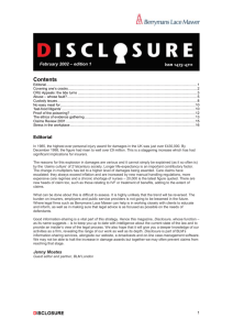 Disclosure 01 Feb02