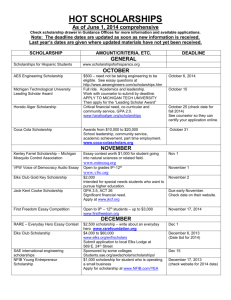 Hot-Scholarship-List-1 - West Ottawa Public Schools