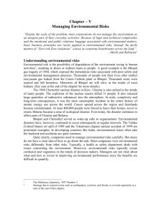 05 Managing Environment Risks