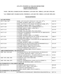 accounting - Atlanta Technical College