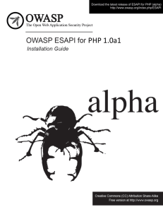 esapi4php-core-1.0a-install-guide