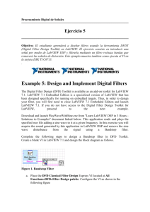 Example 5: Design and Implement Digital Filters