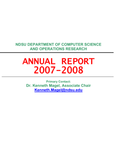 ndsu department of computer science and operations research