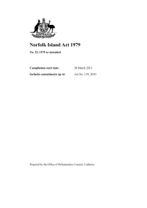 2013_10_24 Norfolk Island Act 1979