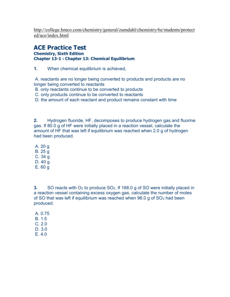 ACE Practice Test