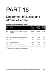 Department of Justice and Attorney-General