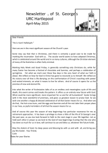 newsletterapril-may 2015 - St. Georges URC Hartlepool