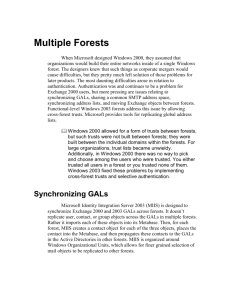 Multiple Forests