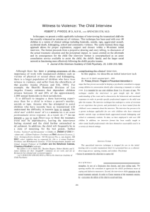 Interview Format This specialized interview technique is designel for