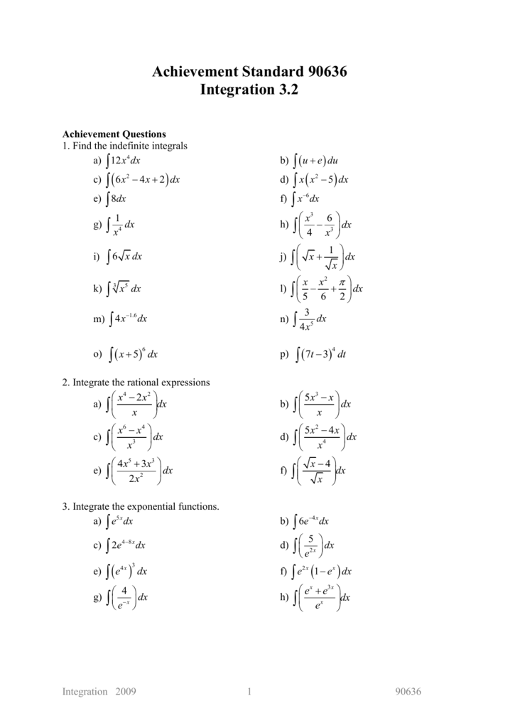 Integration 3 2