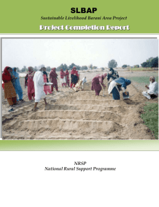 SLBAP Project Completion Report by NRSP
