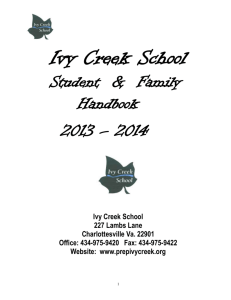 about ivy creek school