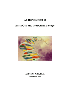 An Introduction to Basic Cell and Molecular Biology