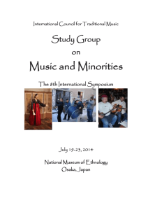 Programme - International Council for Traditional Music