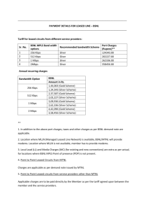 __ PAYMENT DETAILS FOR LEASED LINE – BSNL Tariff for leased