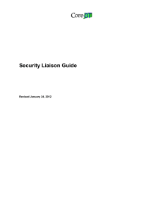 Security Liaison Guide - Core-CT
