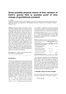 2. Time change of gravitational constant