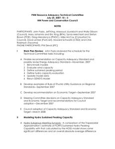 7/25/07 Meeting Notes - Northwest Power & Conservation Council