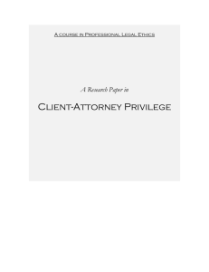 Client-Attorney-Privilege