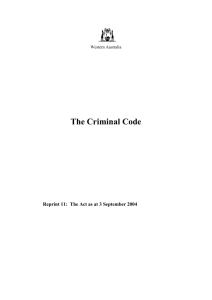 Criminal Code Act Compilation Act 1913 - 11-00-00