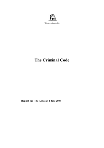 Criminal Code Act Compilation Act 1913 - 12-00-00
