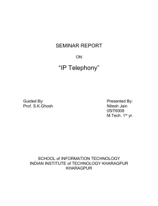 seminar report - School of Information Technology, IIT kharagpur