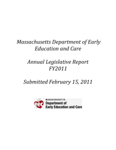 Massachusetts Department of Early Education and Care