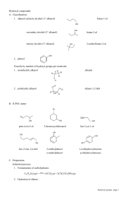 Hydroxyl compounds