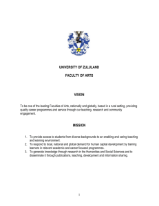contents - University of Zululand | "Welcome"