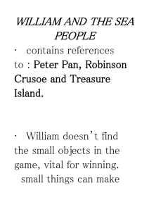 WILLIAM AND THE SEA PEOPLE • contains references to : Peter