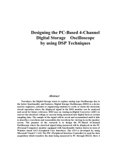 Designing the PC-Based 4-Channel Digital Storage Oscilloscope by
