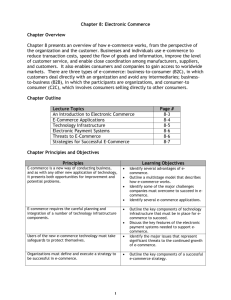 Chapter 8: Electronic Commerce