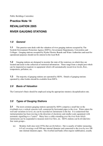 River Gauging Stations (2005 Practice Note)